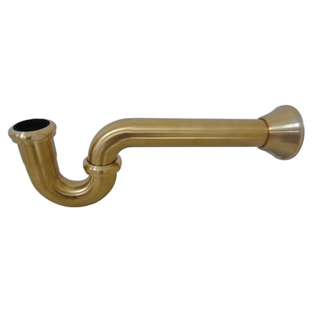 Fauceture CC2127 Vintage 1-1/2" Decor P-Trap, Brushed Brass CC2127